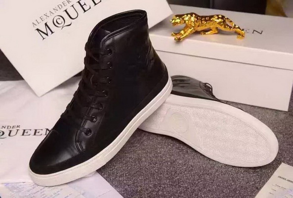 Alexander McQueen High-Top Fashion Men Shoes--001